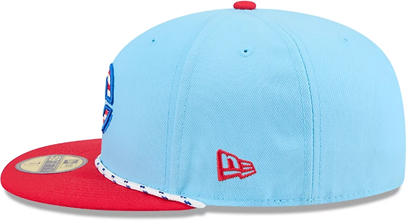 New Era Light Red Cincinnati Reds 2025 Fourth of July 59FIFTY Fitted Hat