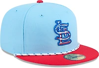 New Era Light Red St Louis Cardinals 2025 Fourth of July 59FIFTY Fitted Hat