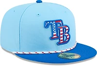 New Era Light Tampa Bay Rays 2025 Fourth of July 59FIFTY Fitted Hat