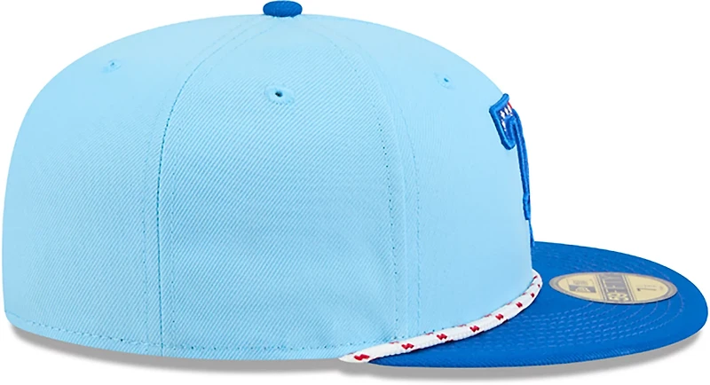 New Era Light Tampa Bay Rays 2025 Fourth of July 59FIFTY Fitted Hat