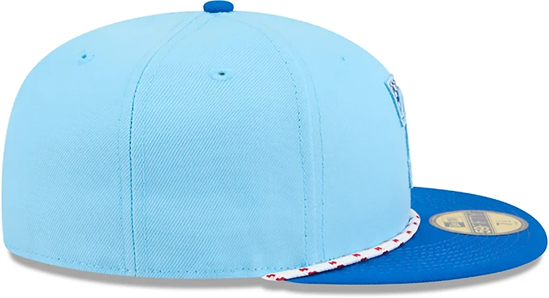 New Era Light Royal Texas Rangers 2025 Fourth of July 59FIFTY Fitted Hat