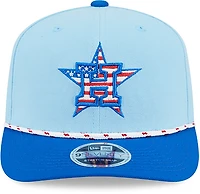 New Era Light Houston Astros 2025 Fourth of July 9SEVENTY Adjustable Hat