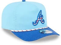 New Era Light Atlanta Braves 2025 Fourth of July Golfer Snapback Hat