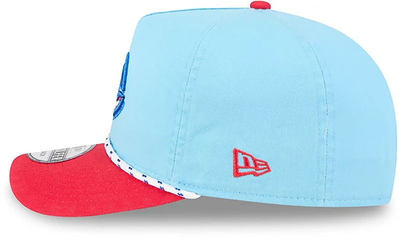 New Era Light Red Cincinnati Reds 2025 Fourth of July Golfer Snapback Hat