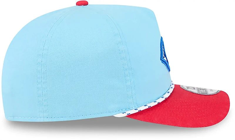 New Era Light Red Cincinnati Reds 2025 Fourth of July Golfer Snapback Hat