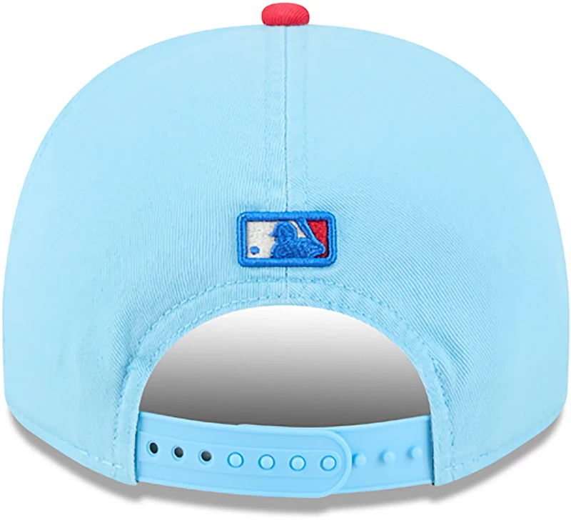 New Era Light Red Cincinnati Reds 2025 Fourth of July Golfer Snapback Hat