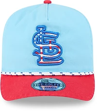 New Era Light Red St Louis Cardinals 2025 Fourth of July Golfer Snapback Hat
