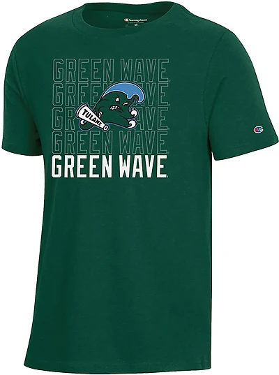 Champion Boys' Tulane Repeat Mascot T-shirt