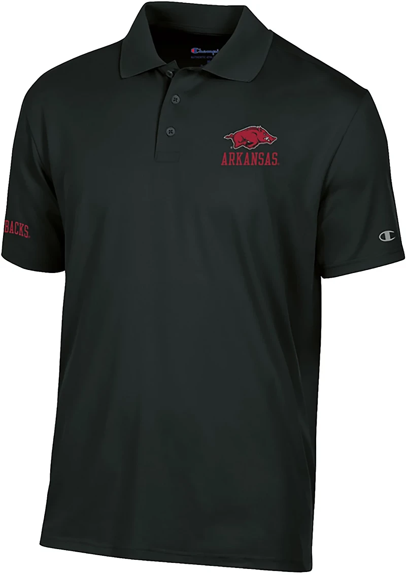 Champion Men's Arkansas Solid Polo Shirt