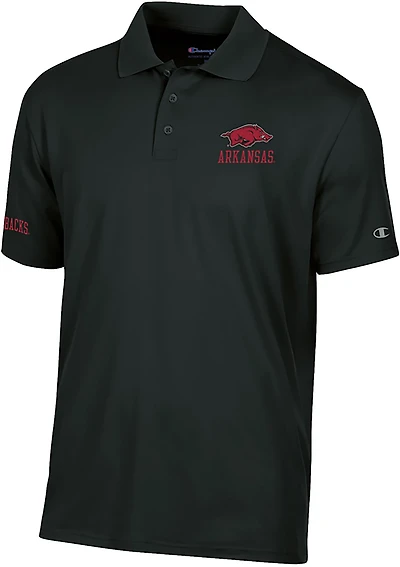 Champion Men's Arkansas Solid Polo Shirt