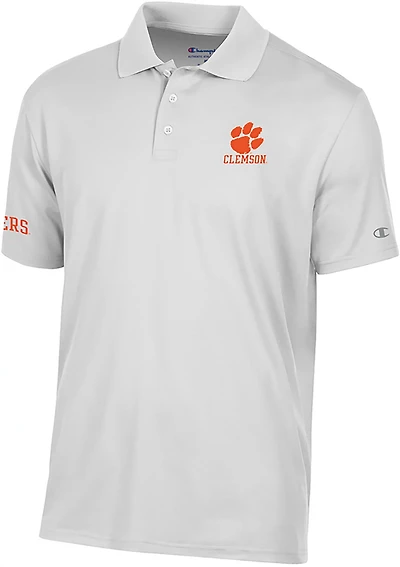 Champion Men's Clemson Solid Polo Shirt
