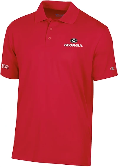 Champion Men's Georgia Solid Polo Shirt
