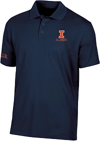 Champion Men's Illinois Solid Polo Shirt