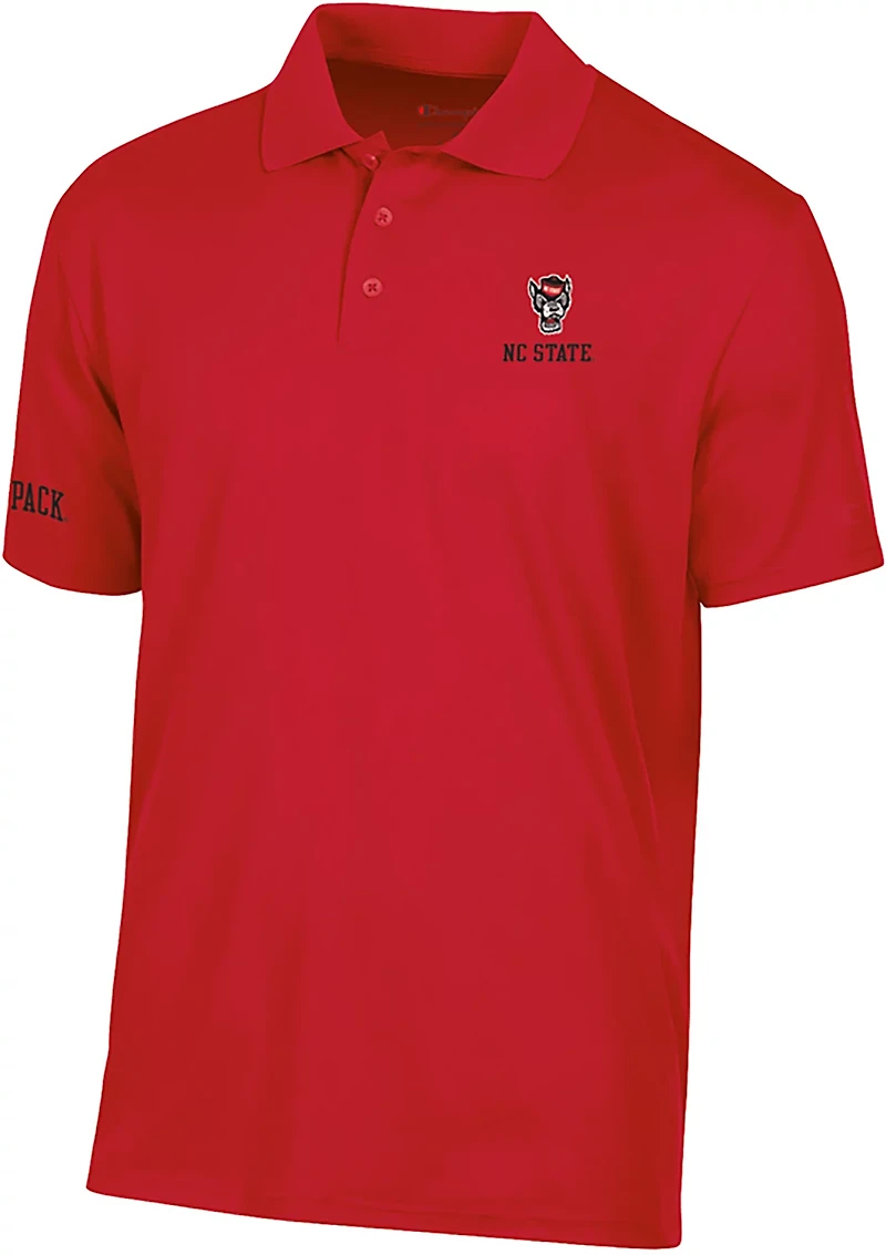 Champion Men's NC State Solid Polo Shirt