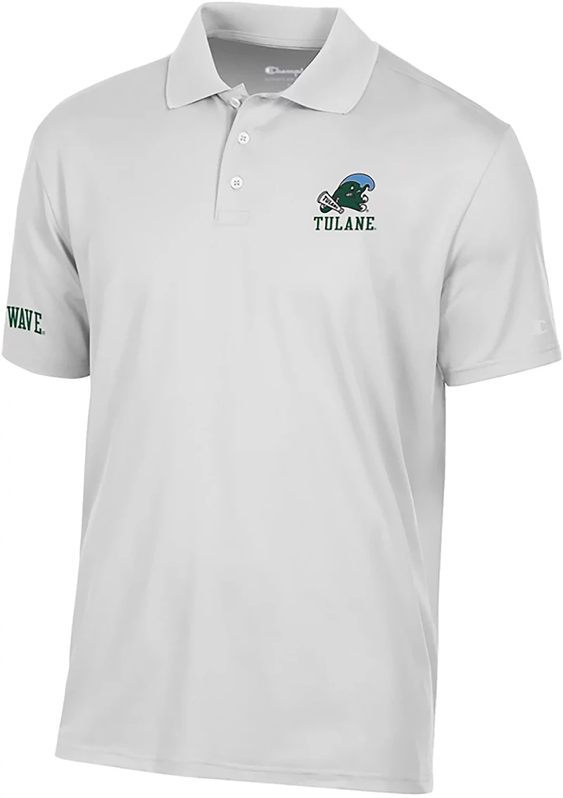 Champion Men's Tulane Solid Polo Shirt