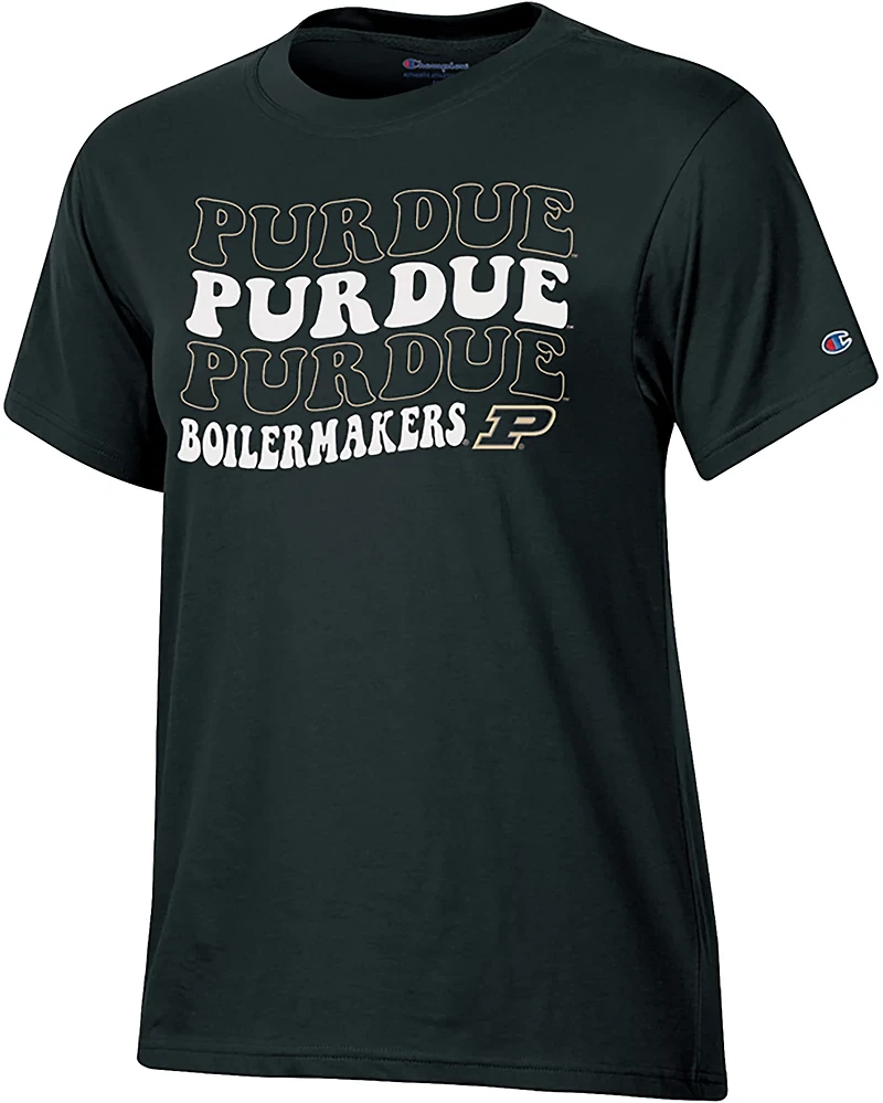 Champion Women's Purdue Retro School T-shirt