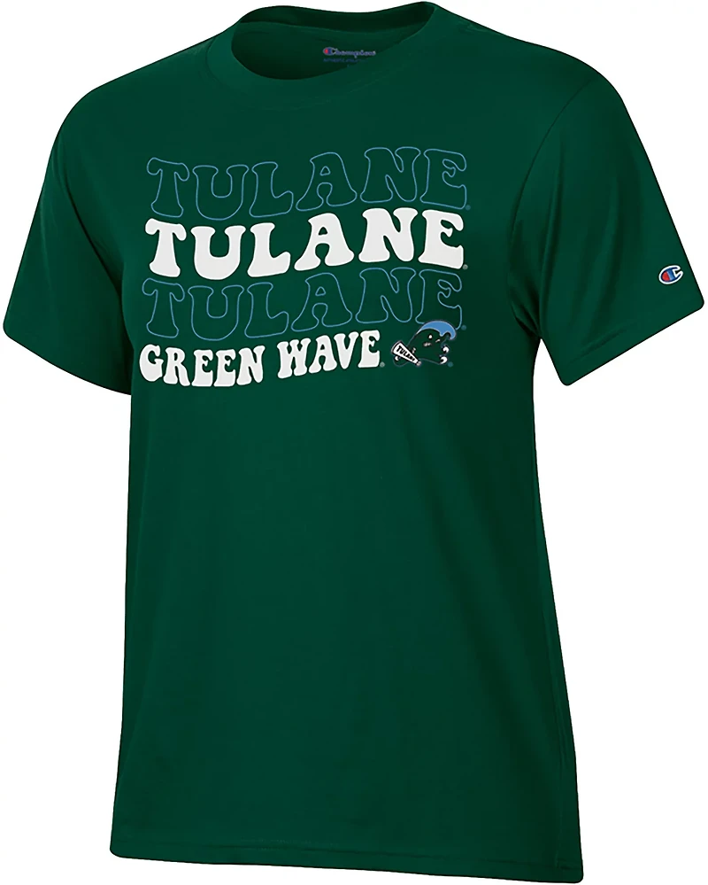 Champion Women's Tulane Retro School T-shirt