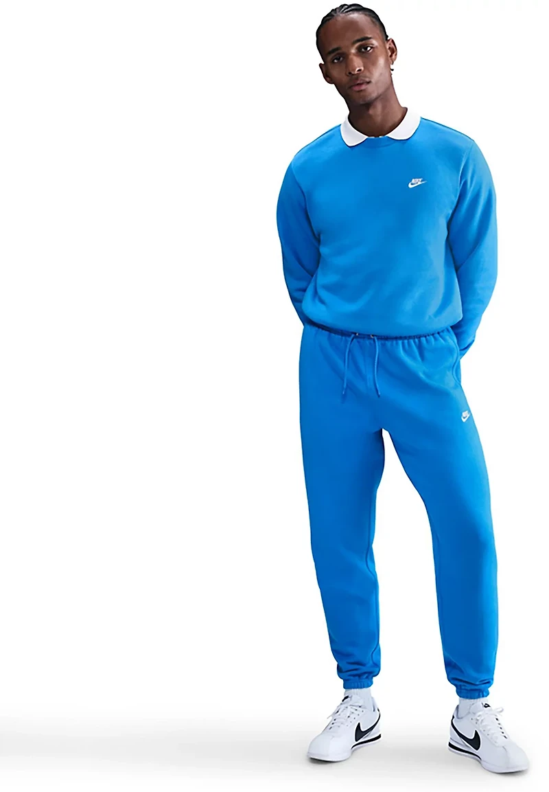 Nike Men's Club Cuffed Brushed Fleece Sweatpants