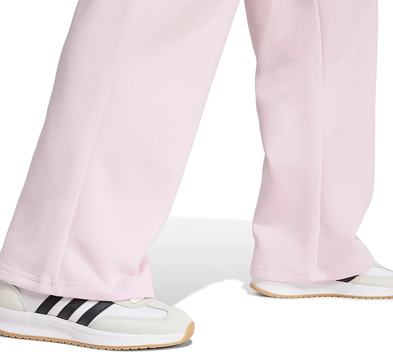 adidas Women's Essentials Small Logo Feel Cozy Open Hem Pants