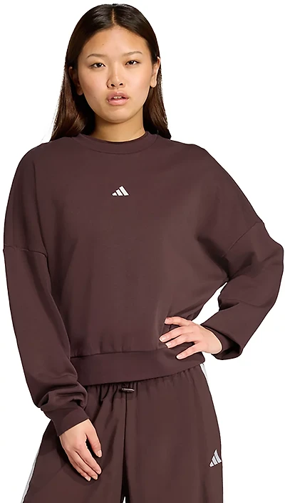 adidas Women's Essentials Small Logo Feel Cozy Sweatshirt