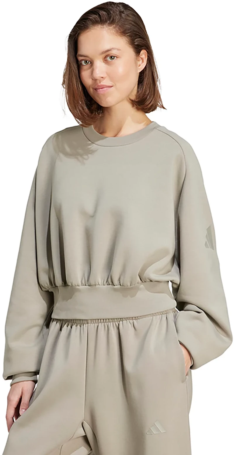 adidas Women's ALL SZN Soft Lux Loose Sweatshirt