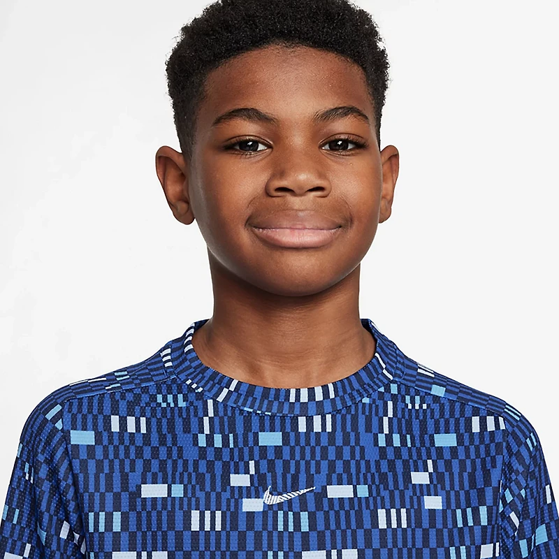 Nike Boys' Dri-FIT Multi Allover Print T-shirt
