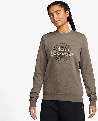Nike Women's Sportswear Club Fleece Crew Sweatshirt