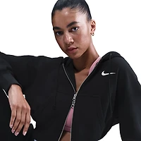 Nike Women's Sportswear Phoenix Fleece Loose Full Zip Crop Hoodie