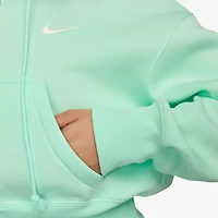 Nike Women's Sportswear Phoenix Fleece Loose Full Zip Crop Hoodie