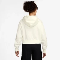 Nike Women's Sportswear Phoenix Fleece Loose Full Zip Crop Hoodie