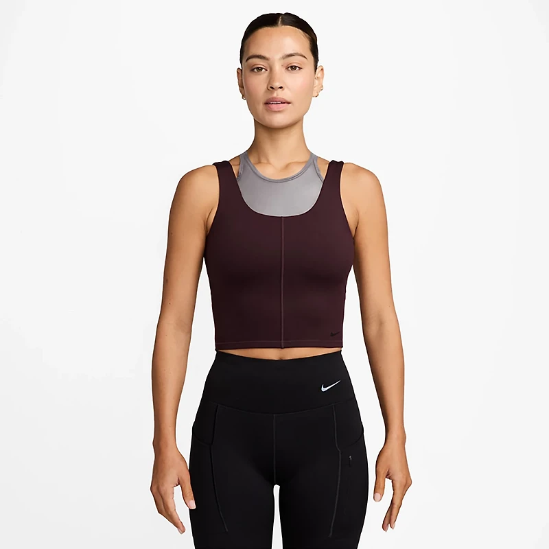 Nike Women's One Fitted Dri-FIT Cropped Tank Top