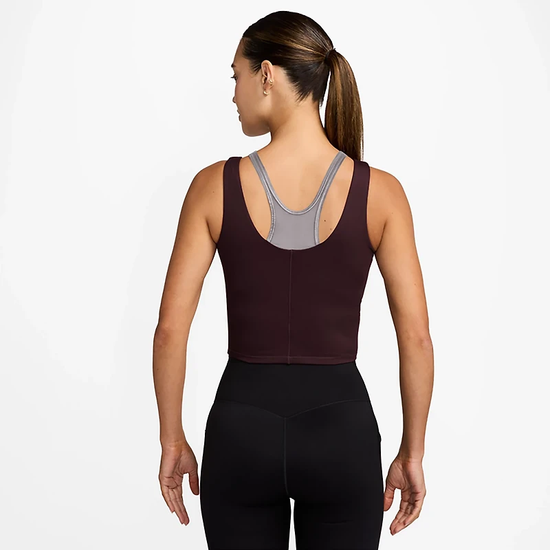 Nike Women's One Fitted Dri-FIT Cropped Tank Top