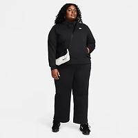 Nike Women's Sportswear Club Fleece Mid Rise Wide Leg Plus Sweatpants