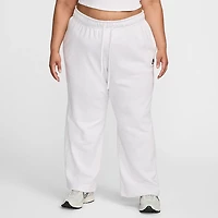 Nike Women's Sportswear Club Fleece Mid Rise Wide Leg Plus Sweatpants