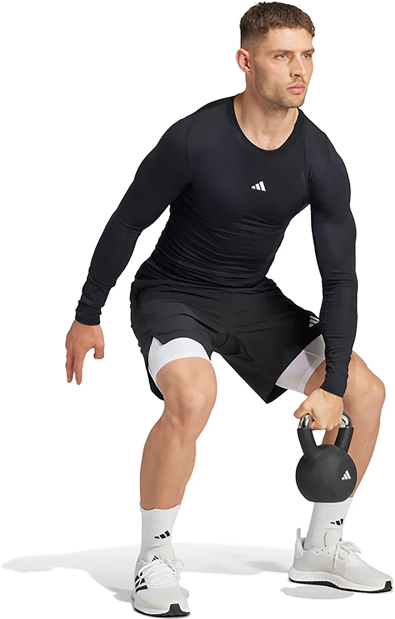 adidas Men's TECHFIT Compression Training Long Sleeve T-shirt