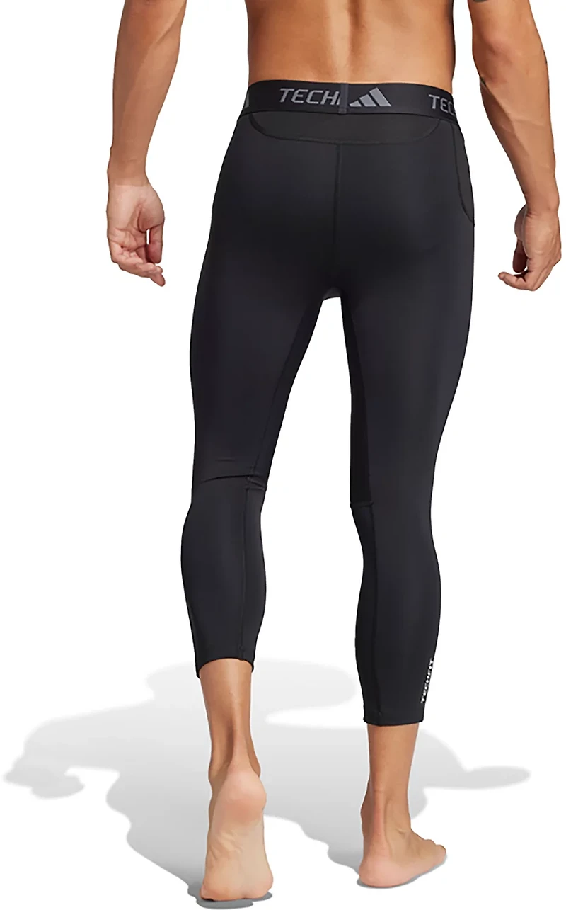 adidas Men's TECHFIT Compression Training 3/4 Tights