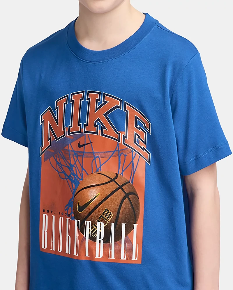 Nike Boys' Sportswear Basketball Short Sleeve T-shirt
