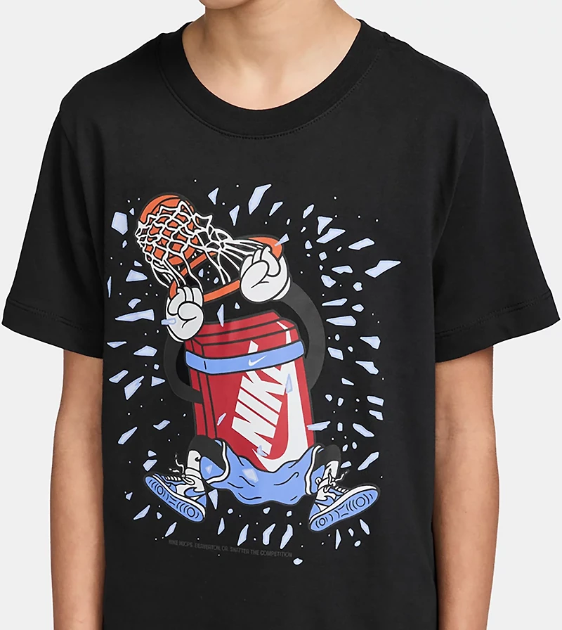 Nike Boys' Sportswear Boxy Dunk Short Sleeve T-shirt