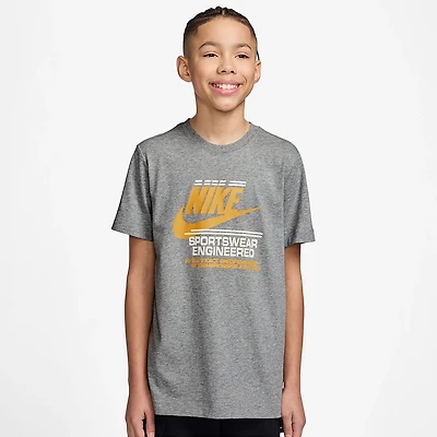 Nike Boys' Sportswear Brandmark Futura Short Sleeve T-shirt