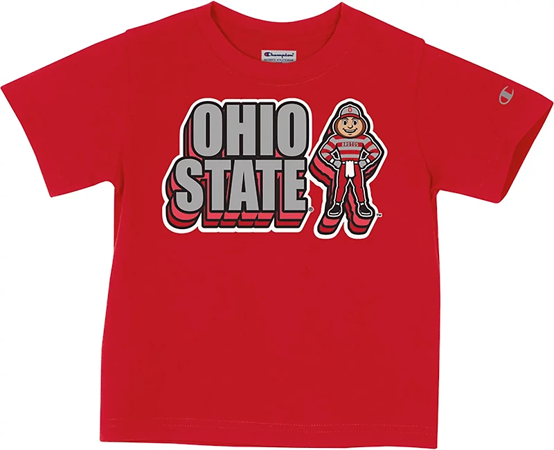 Champion Toddlers' Ohio State University Buckeyes Mascot Short Sleeve Graphic T-shirt