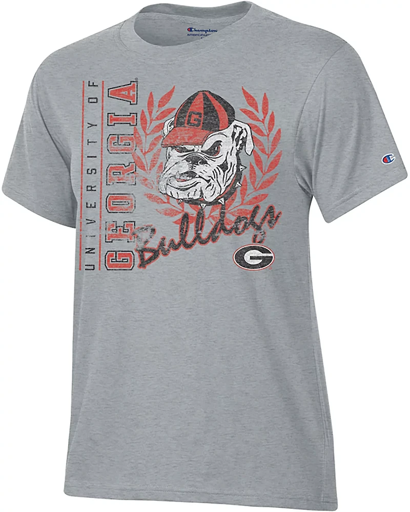Champion Women's Georgia Mascot Script Stadium T-shirt