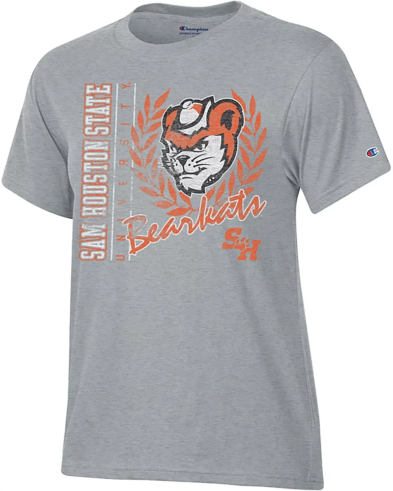Champion Women's Sam Houston State Mascot Script Stadium T-shirt