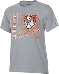 Champion Women's Sam Houston State Mascot Script Stadium T-shirt