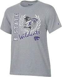 Champion Women's Kansas State Mascot Script Stadium T-shirt