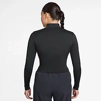 Nike Women's One Fitted Dri-FIT 1/4-Zip Midlayer Top