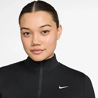 Nike Women's One Fitted Dri-FIT 1/4-Zip Midlayer Top