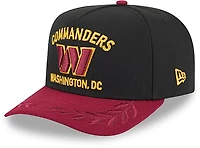 New Era Adults' Washington Commanders 2025 Draft 9FIFTY A-Frame Snapback Cap