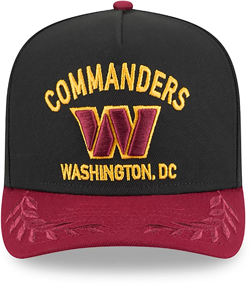 New Era Adults' Washington Commanders 2025 Draft 9FIFTY A-Frame Snapback Cap