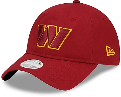 New Era Women's Washington Commanders Core Classic Gray 9TWENTY Adjustable Cap