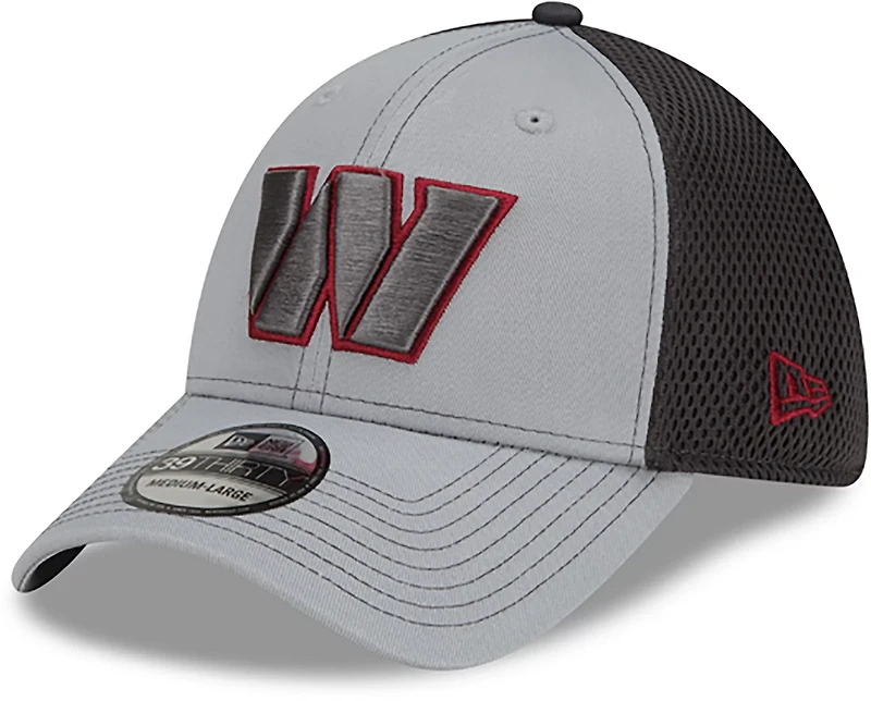 New Era Men's Washington Commanders Grayed Out Neo 39THIRTY Cap